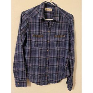 Hollister Womens Size S Plaid Shirt Preowned